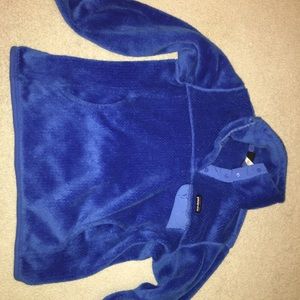 Blue Patagonia sweatshirt